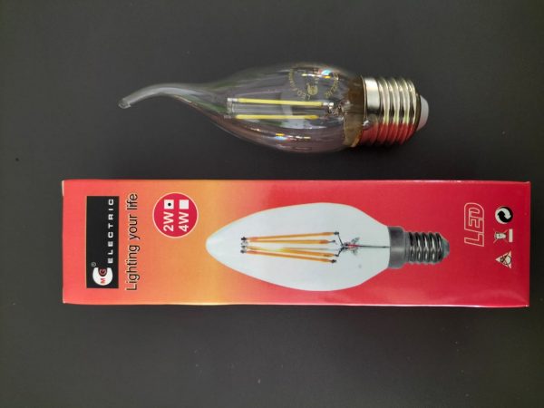 2w candle bulb