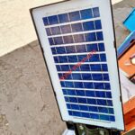 Solar floodlight
